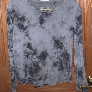 soft and sexy american eagle tie dye long sleeve